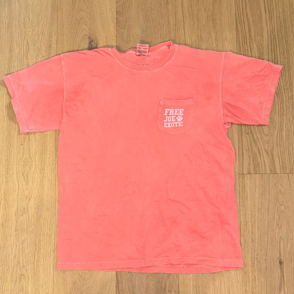 Joe Exotic old row Comfort Colors Coral Short Sleeve Tee